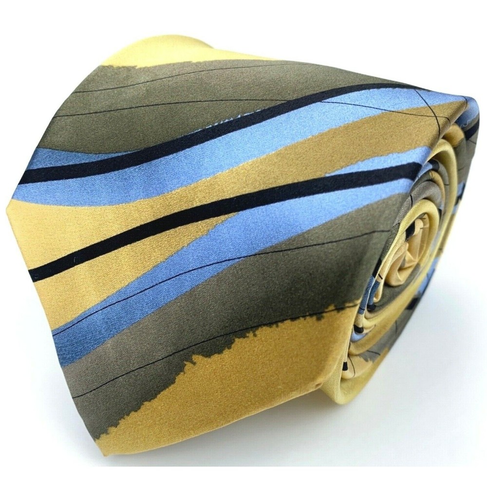 Jerry J Garcia Tie "Sun Movement" Collection #46 Limited Edition Gold Necktie - Picture 3 of 12